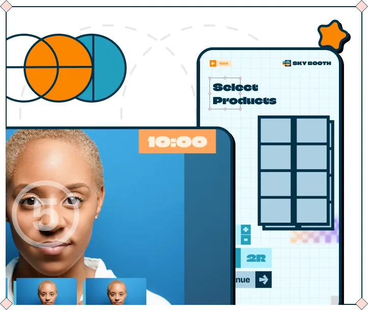 Skybooth App Interface